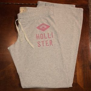 Hollister light gray sweatpants